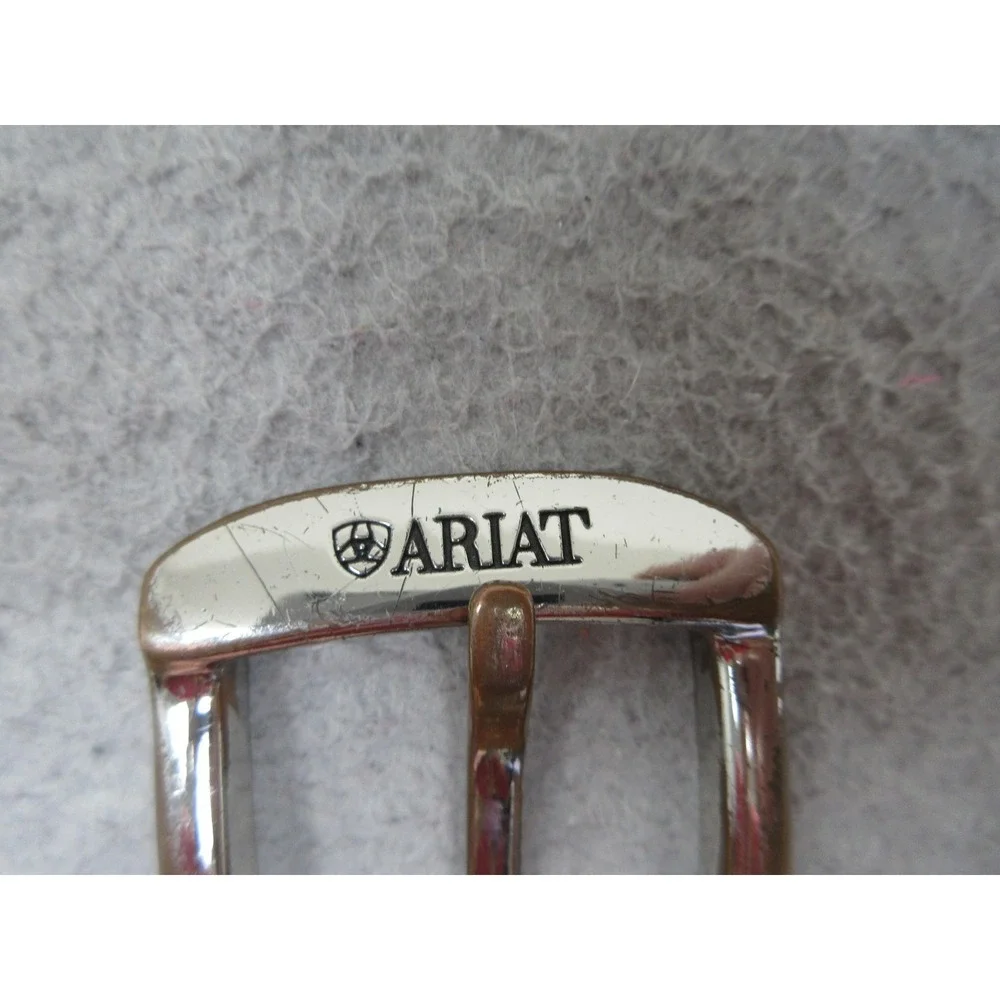 Ariat Grip Strip Brown Full Grain Leather Belt Men 42 Western Workwear Casual